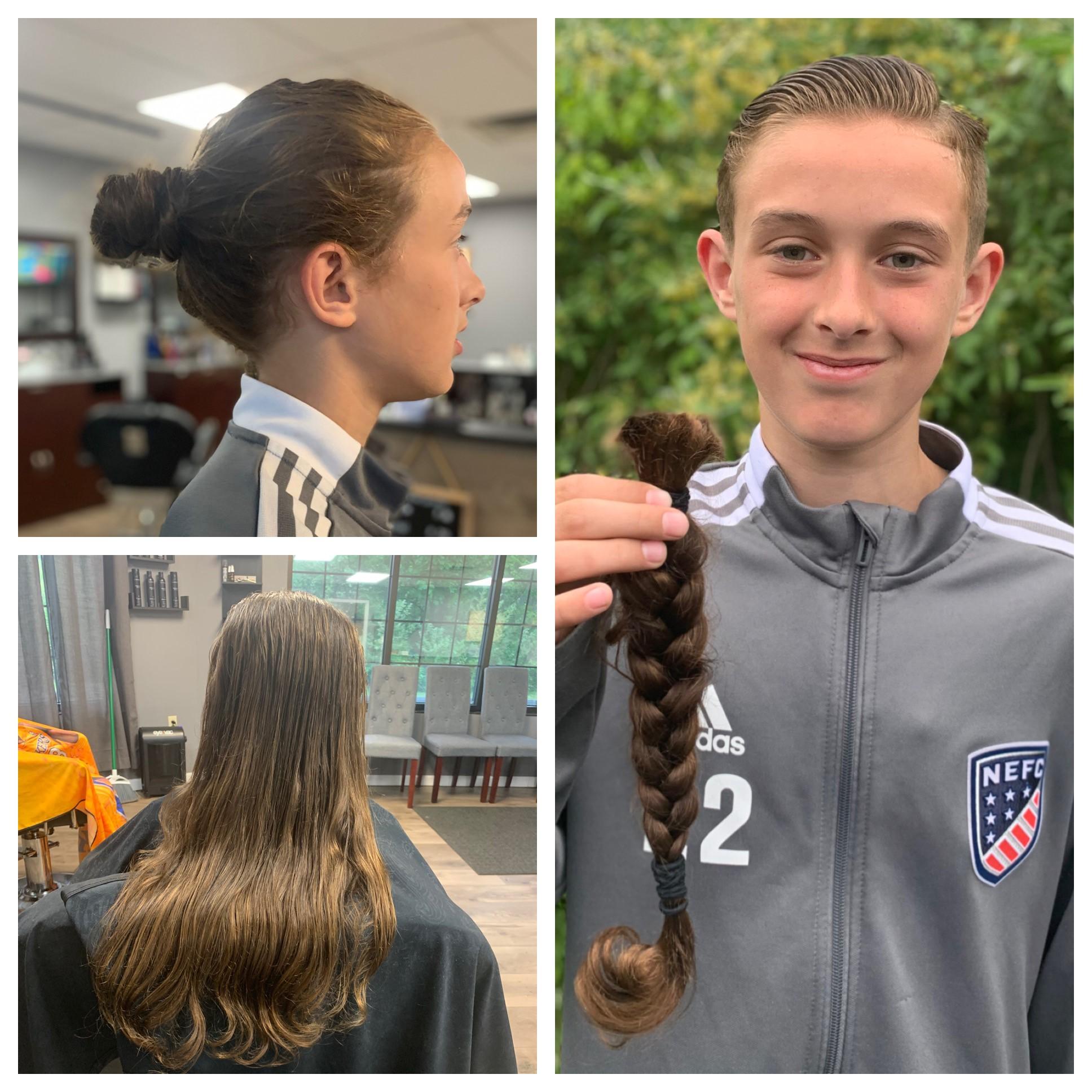Local twins invite community to hair donation party for Locks of Love:  Solon Snapshot 